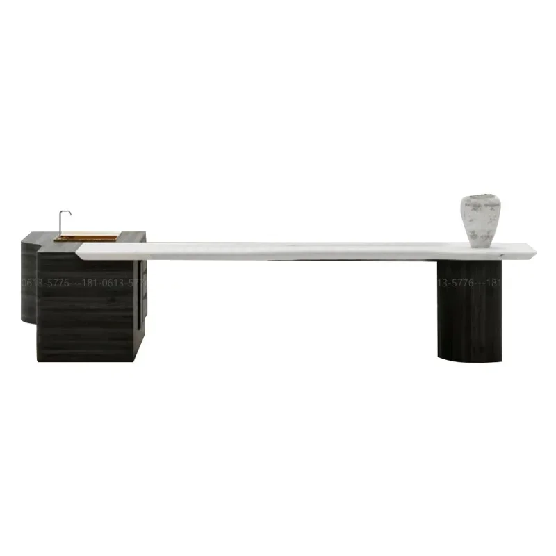 Modern Light Luxury Tea Table Dining Table Bar Integrated Combination Office Guest Solid Wood
Modern Light Luxury Tea Table Dining Table Bar Integrated Combination Office Guest Solid Wood