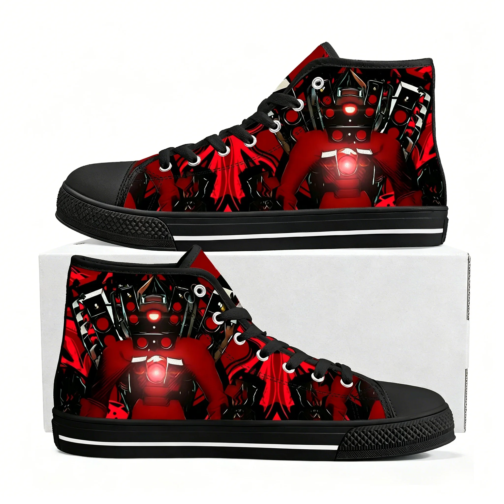 Titan Speakerman Skibidi Toilet High Top Shoes Mens Womens Teenager High Quality Sneakers Canvas Sneaker Couple Custom Shoe
Titan Speakerman Skibidi Toilet High Top Shoes Mens Womens Teenager High Quality Sneakers Canvas Sneaker Couple Custom Shoe