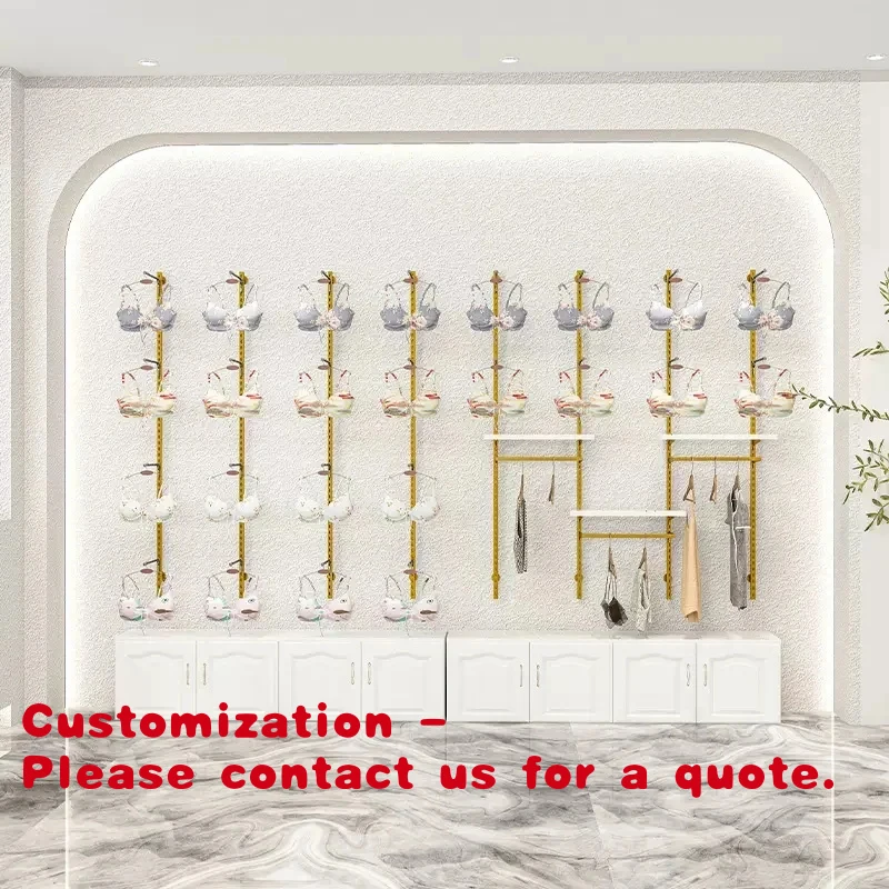custom.Lady Underwear Shop Decoration With Cabinet Wall Mounted Metal Display Rack Underwear Lingerie Bra Display
custom.Lady Underwear Shop Decoration With Cabinet Wall Mounted Metal Display Rack Underwear Lingerie Bra Display