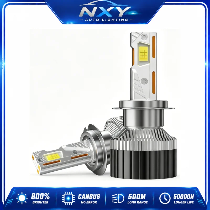 NXY C13 240W LED Headlight Bulb Super Bright Car Front Light Triple Copper Tube High Power Retrofit H4 H7 Canbus Plug&Play 12V
NXY C13 240W LED Headlight Bulb Super Bright Car Front Light Triple Copper Tube High Power Retrofit H4 H7 Canbus Plug&Play 12V