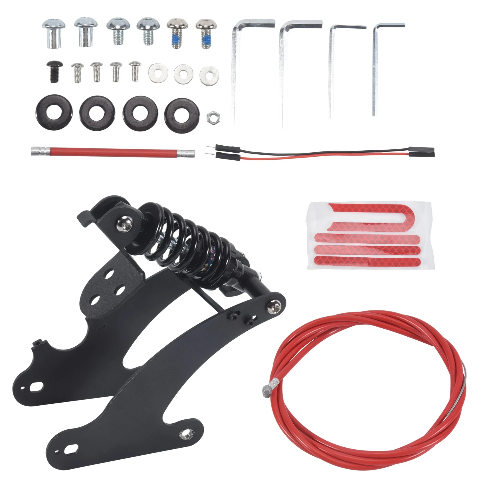 Electric Scooter Rear Suspension Kit For M365/1S E- Scooter Rear Shock Absorber Shock Absorption Accessories-A00E
Electric Scooter Rear Suspension Kit For M365/1S E- Scooter Rear Shock Absorber Shock Absorption Accessories-A00E