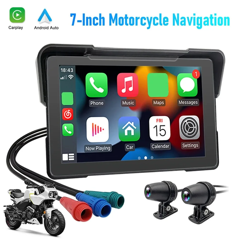 High Quality 7inch TouchScreen motorbike Player , Built-in Wireless Multimedia Android auto & CarPlay GPS Navigation
High Quality 7inch TouchScreen motorbike Player , Built-in Wireless Multimedia Android auto & CarPlay GPS Navigation