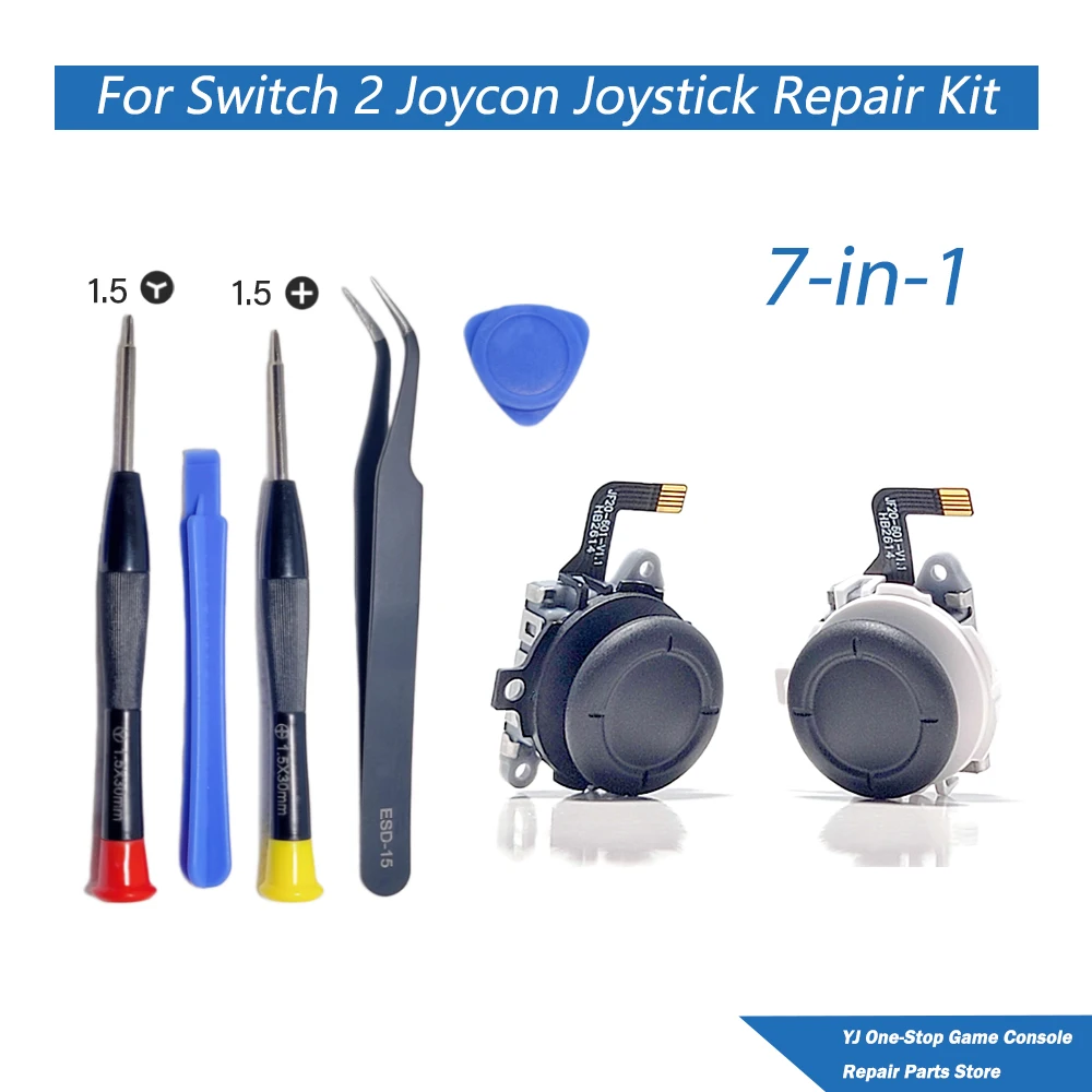 TMR Joystick for Nintend Switch 2 NS2 Joy-Con 2 Replacement Black White Left Right Button 3D Analog Thumbstick for JoyCon 2
TMR Joystick for Nintend Switch 2 NS2 Joy-Con 2 Replacement Black White Left Right Button 3D Analog Thumbstick for JoyCon 2