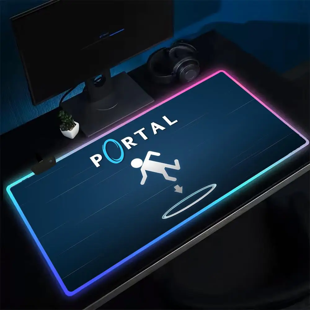 P-Portal2 Mouse Pad Anime Gaming Mouse Pad LED Table Pads Backlit Rubber Desktop XXL Mousepad RGB Desk Mats
P-Portal2 Mouse Pad Anime Gaming Mouse Pad LED Table Pads Backlit Rubber Desktop XXL Mousepad RGB Desk Mats