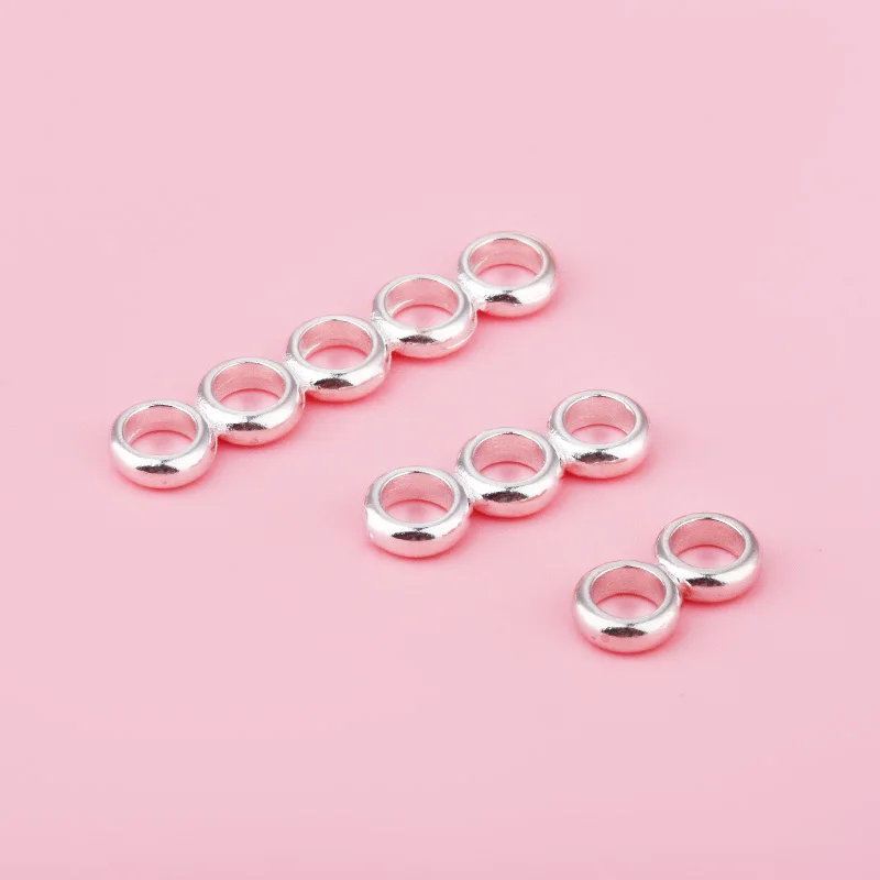 S925 Pure Silver Sp Beads Flat Beads Adjustable Hand Woven Hand Cord Bracelet Nelace DIY Accories Tee Hole Five Hole
S925 Pure Silver Sp Beads Flat Beads Adjustable Hand Woven Hand Cord Bracelet Nelace DIY Accories Tee Hole Five Hole