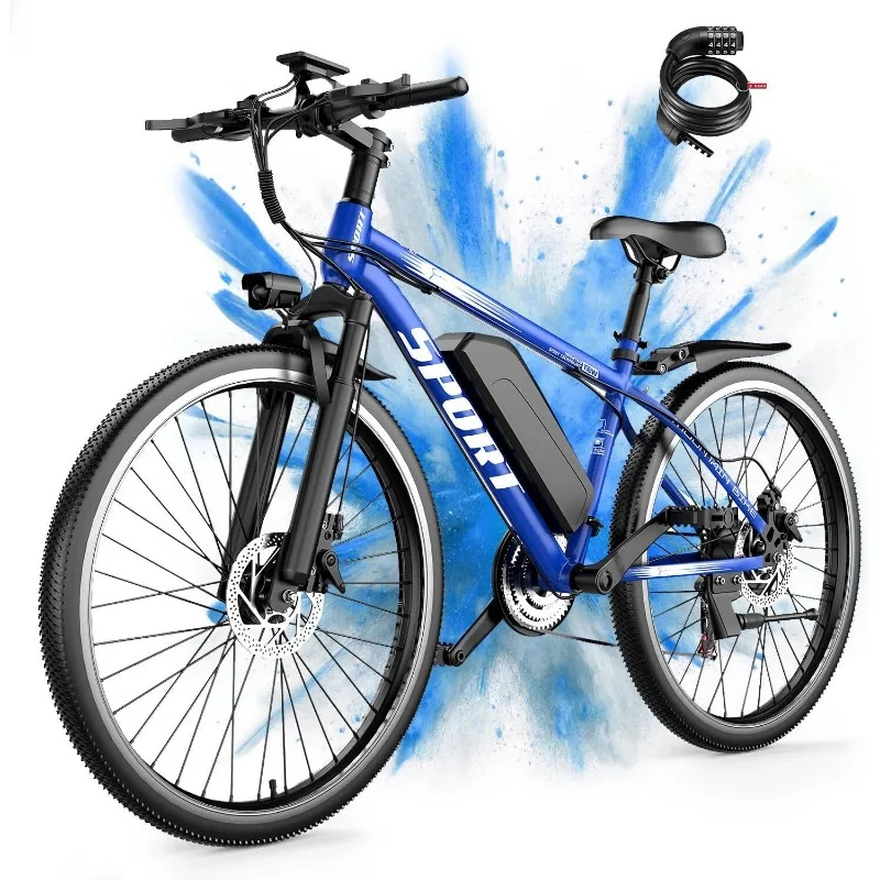 Misodo Electric Bike for Adults, 1500W Peak Mountain Ebike with 25 MPH, 65 Miles Range, 7 Speeds, 48V 10Ah Removable Battery
Misodo Electric Bike for Adults, 1500W Peak Mountain Ebike with 25 MPH, 65 Miles Range, 7 Speeds, 48V 10Ah Removable Battery