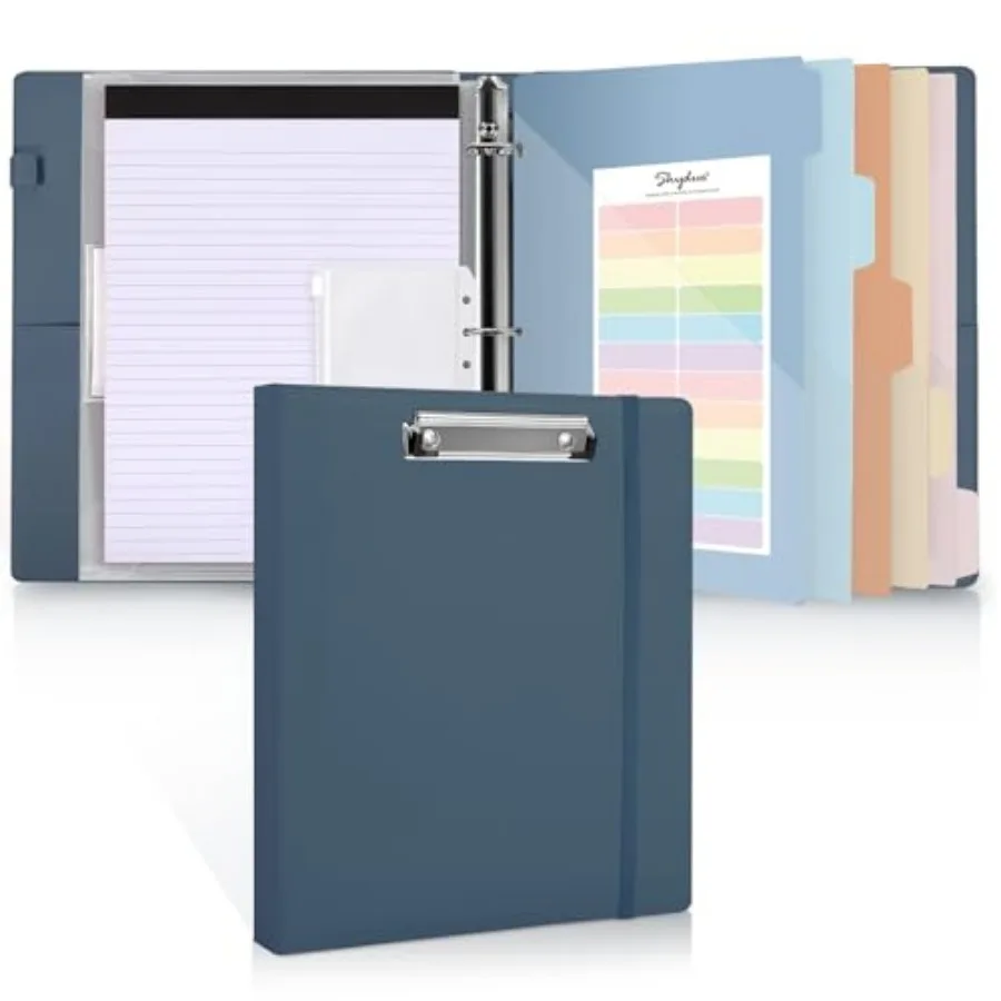 Rg Bder with Clipboard, ." × 0." Faux Leather ch Bder Organizer with 5 Pocket Dividers, Notepad, Labels and Storage Pockets for
Rg Bder with Clipboard, ." × 0." Faux Leather ch Bder Organizer with 5 Pocket Dividers, Notepad, Labels and Storage Pockets for