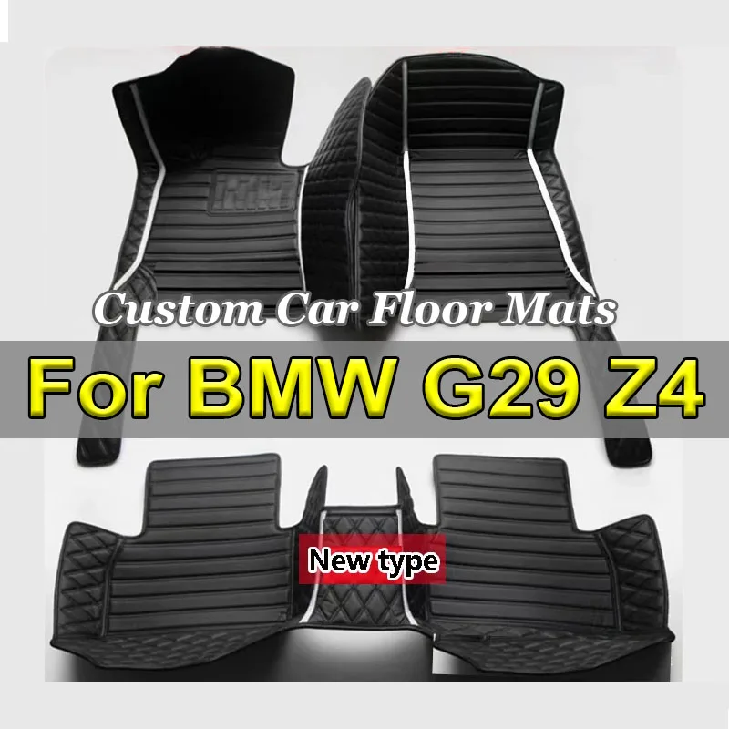 Автомобильные коврики из искусственной кожи на заказ для BMW G29 Z4 2018-2023, детали интерьера, автомобильные аксессуары
Автомобильные коврики из искусственной кожи на заказ для BMW G29 Z4 2018-2023, детали интерьера, автомобильные аксессуары