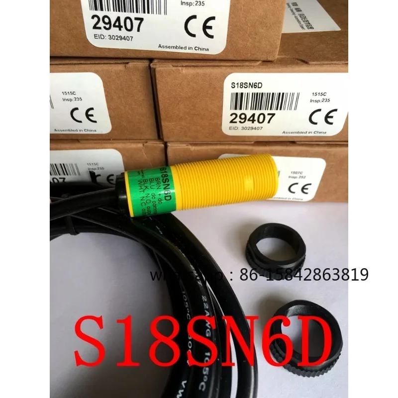 M18 cylindrical photoelectric switch S18SN6D S18SP6D
M18 cylindrical photoelectric switch S18SN6D S18SP6D