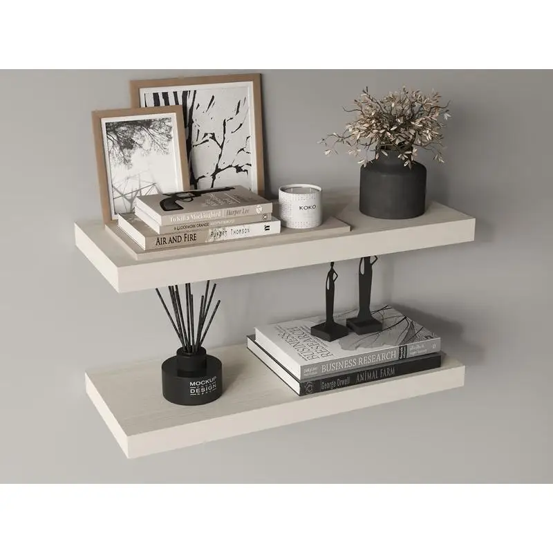 Набор из 2 плавающих настенных полков шириной 31,5 дюйма для домашнего декора, хранения в ванной комнате и витрины для книг в гостиной
Набор из 2 плавающих настенных полков шириной 31,5 дюйма для домашнего декора, хранения в ванной комнате и витрины для книг в гостиной