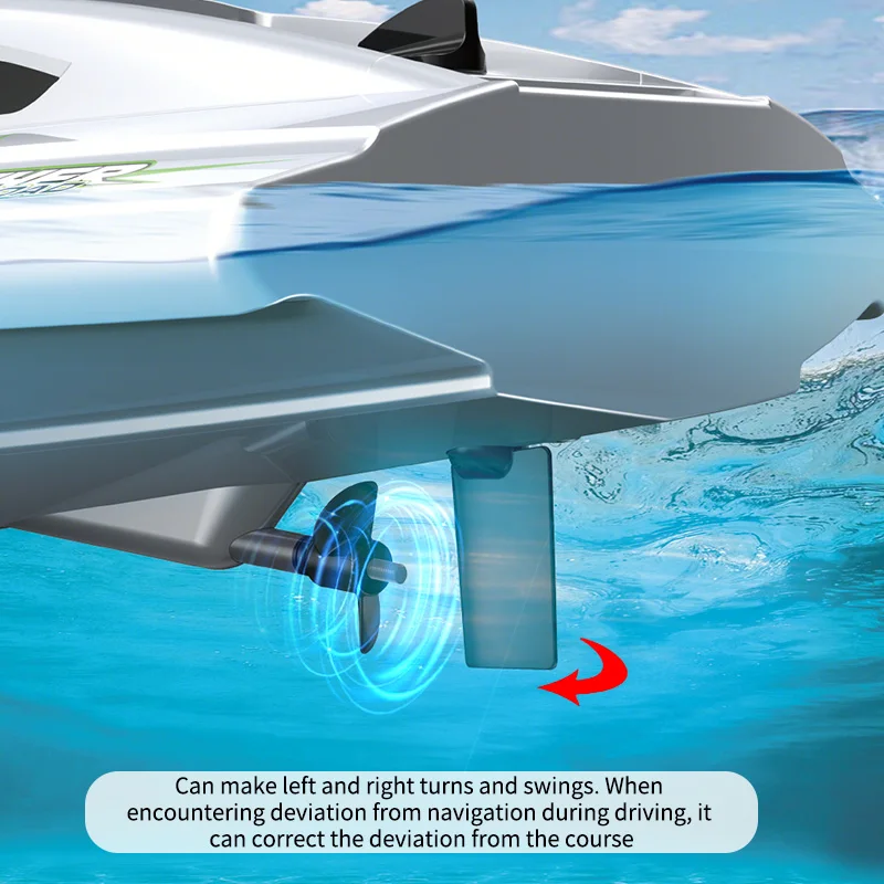 Smart Alarm Sealed Waterproof Electric Remote Control Boat 30KM/H Capsize Reset LED Lighting High Speed RC Speedboat Boat Toy
Smart Alarm Sealed Waterproof Electric Remote Control Boat 30KM/H Capsize Reset LED Lighting High Speed RC Speedboat Boat Toy