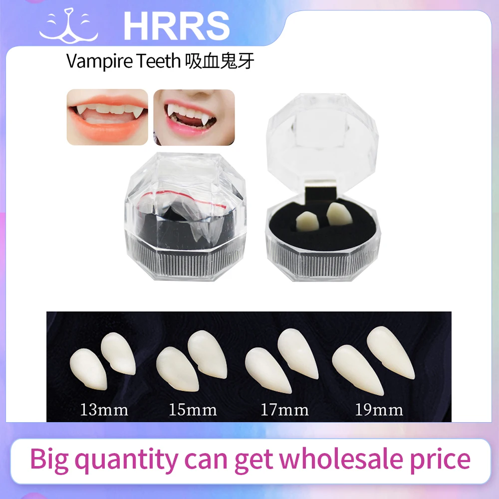1 Pair Vampire Teeth Fangs Dentures Props False Teeth Halloween Christmas Party Decoration
1 Pair Vampire Teeth Fangs Dentures Props False Teeth Halloween Christmas Party Decoration