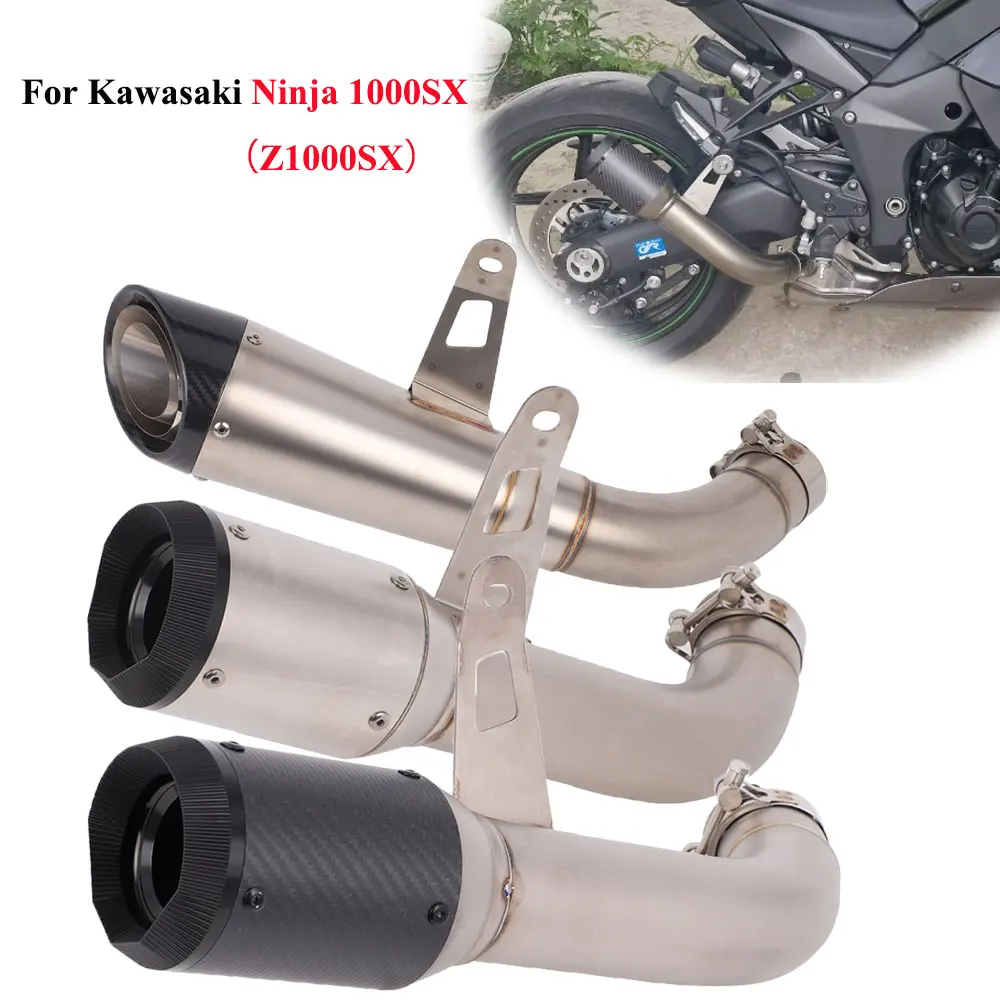 Muffler For Kawasaki Ninja 1000SX Z1000SX Z1100SE 2021-2025 Motorcycle Exhaust Middle Link Pipe Slip On Escape 1000sx Exhaust
Muffler For Kawasaki Ninja 1000SX Z1000SX Z1100SE 2021-2025 Motorcycle Exhaust Middle Link Pipe Slip On Escape 1000sx Exhaust