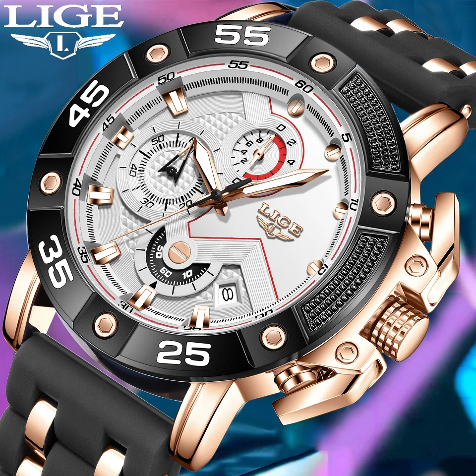 LIGE Outdoor Sport Watch Men Casual Business Mens Watches Top Brand Luxury Military Quartz Wristwatch Men Waterproof Chronograph
LIGE Outdoor Sport Watch Men Casual Business Mens Watches Top Brand Luxury Military Quartz Wristwatch Men Waterproof Chronograph