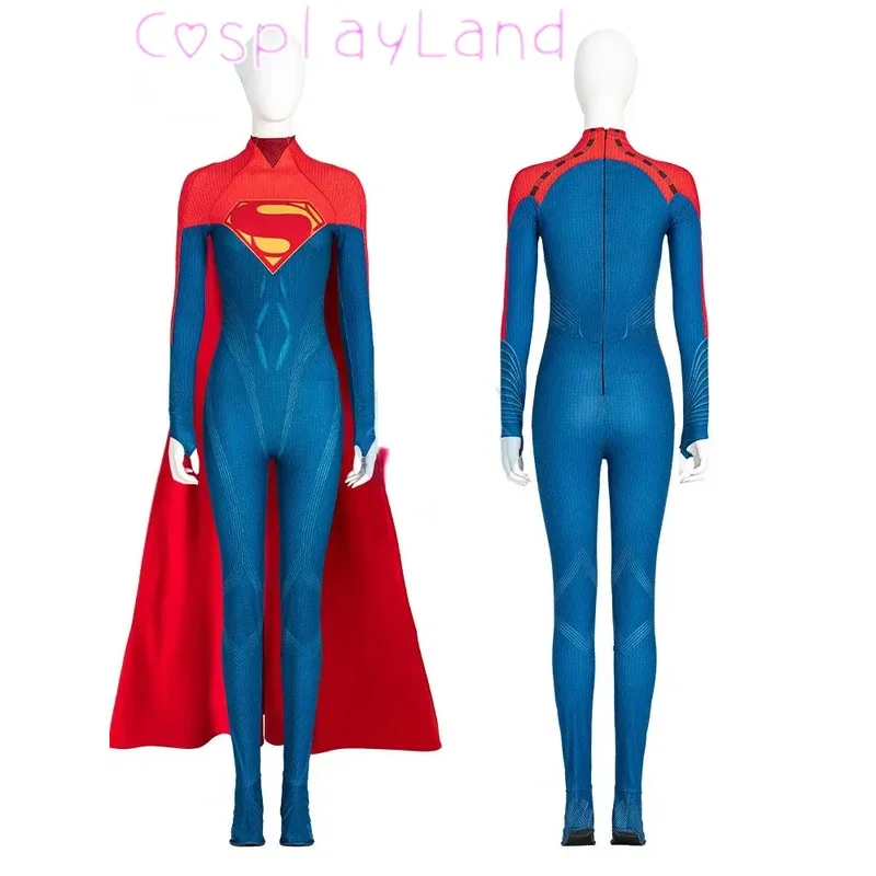 Movie Hero Cosplay Kara Zor El Costume Battle Jumpsuit With Red Cape Super Heroine Cosplay Outfit Halloween Carnival Suit
Movie Hero Cosplay Kara Zor El Costume Battle Jumpsuit With Red Cape Super Heroine Cosplay Outfit Halloween Carnival Suit