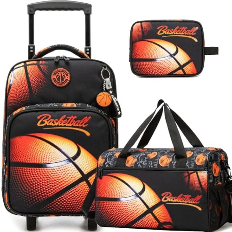 Basketball Luggage with Wheels Suitcases Travel Softside Suitcases 16" Carry on Suitcase with Duffle Bag Luggage Sets Airline A
Basketball Luggage with Wheels Suitcases Travel Softside Suitcases 16" Carry on Suitcase with Duffle Bag Luggage Sets Airline A