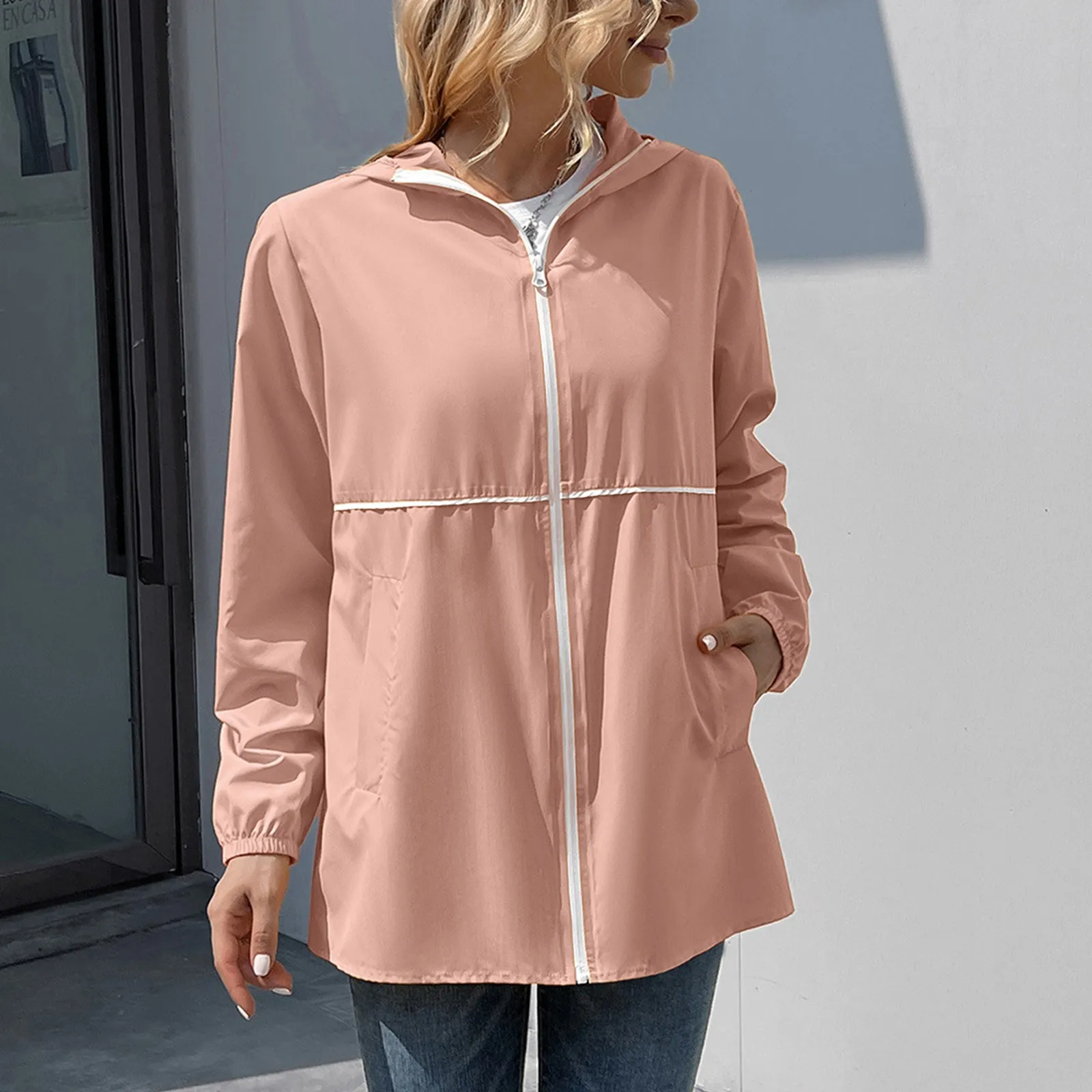 Women Windbreaker Waterproof Long Windbreaker Coats Hooded Windbreaker Lightweight Women Elegant Coat Cycling Wind Women
Women Windbreaker Waterproof Long Windbreaker Coats Hooded Windbreaker Lightweight Women Elegant Coat Cycling Wind Women