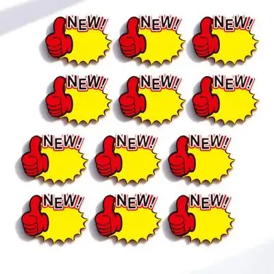 50Pcs Advertising Stickers Blank Price Labels Bright Attractive Design for Market Sale Event Fundraiser Retail Store Promotions
50Pcs Advertising Stickers Blank Price Labels Bright Attractive Design for Market Sale Event Fundraiser Retail Store Promotions