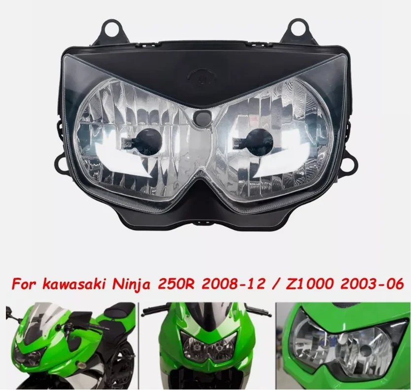 EU QUALITY Motorcycle Light Assembly FIT For KAWASAKI Z1000 Headlight 2003 - 2013 Z750 Front Head Light Lamp 2004 2008 2009 2012
EU QUALITY Motorcycle Light Assembly FIT For KAWASAKI Z1000 Headlight 2003 - 2013 Z750 Front Head Light Lamp 2004 2008 2009 2012