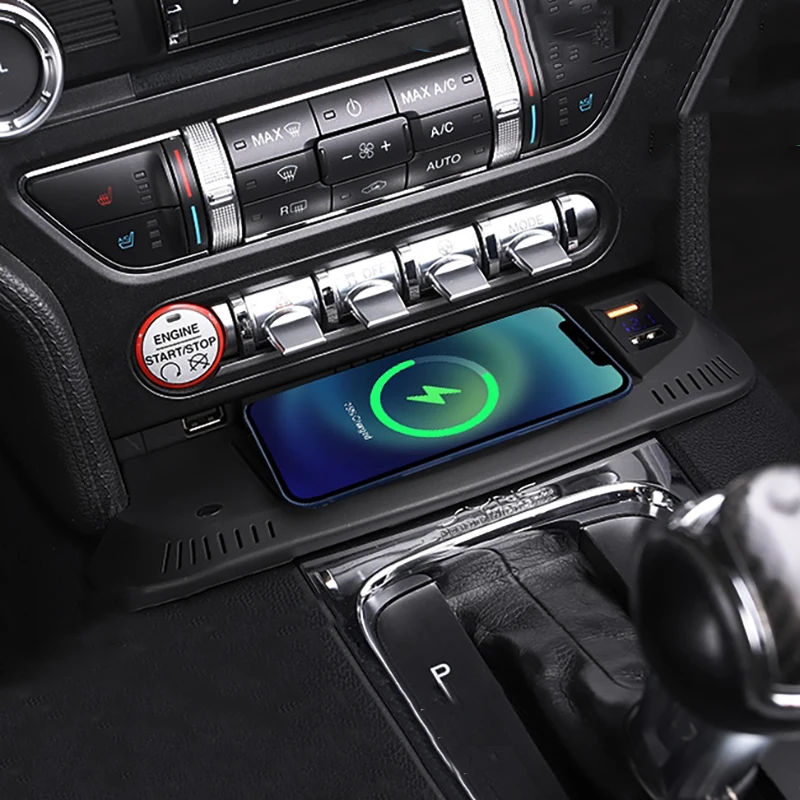 15W Car wireless charger center console phone charger fast charging holder for Ford Mustang 2015 2016 2017 2018 2019 2020 2021
15W Car wireless charger center console phone charger fast charging holder for Ford Mustang 2015 2016 2017 2018 2019 2020 2021
