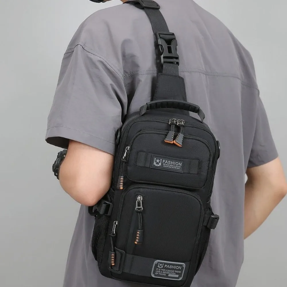 Portable Multi Pockets Men Chest Bag Cloth Multifunction Sports Message Bag Large Capacity Shoulder Bag Crossbody Bag Travel
Portable Multi Pockets Men Chest Bag Cloth Multifunction Sports Message Bag Large Capacity Shoulder Bag Crossbody Bag Travel