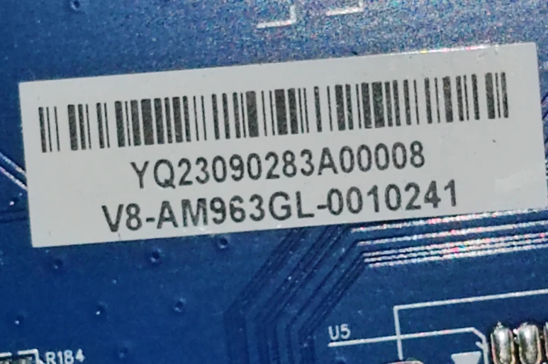 TM963A1 201-MM963A1N01 LED TV motherboard, physical photo, tested, 2 specifications for viewing and placing an order
TM963A1 201-MM963A1N01 LED TV motherboard, physical photo, tested, 2 specifications for viewing and placing an order