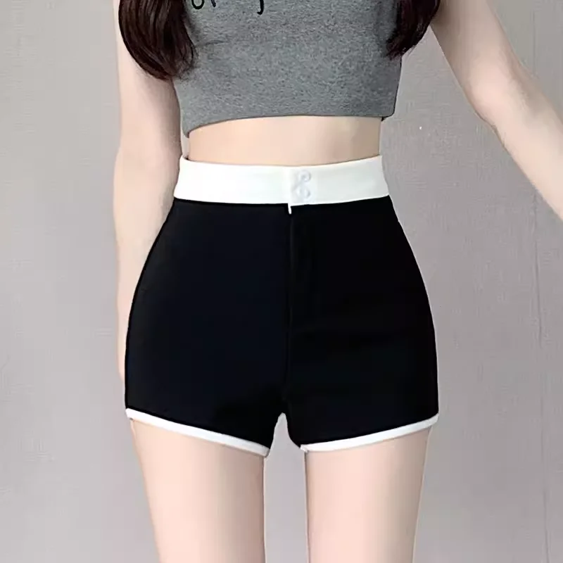 High Waist A-Line Shorts Women's Casual Slim Fit Thin Summer High Waist Design Sense Butt Lifting Hot Pants Black White
High Waist A-Line Shorts Women's Casual Slim Fit Thin Summer High Waist Design Sense Butt Lifting Hot Pants Black White