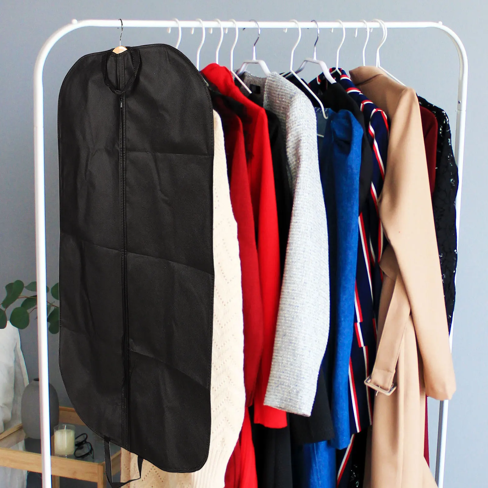 Collapsible Cover Storage Bag Garment Clothing Hanging Garment Bag Protector for Hanging Clothes Closet Business Travel
Collapsible Cover Storage Bag Garment Clothing Hanging Garment Bag Protector for Hanging Clothes Closet Business Travel