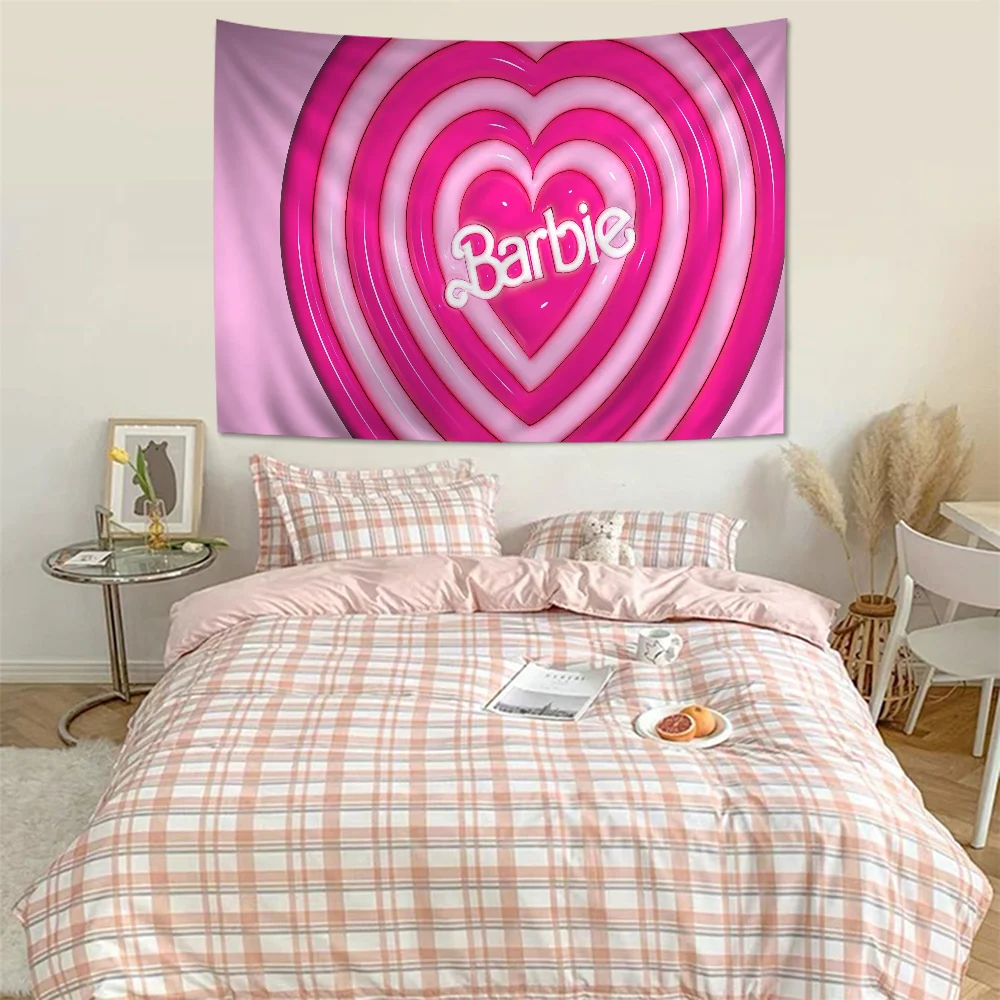 MINISO Cute Cartoon Barbie Kawaii Room Decoration Bohemian Tapestry Bohemian Wall Carpet Mandala
MINISO Cute Cartoon Barbie Kawaii Room Decoration Bohemian Tapestry Bohemian Wall Carpet Mandala