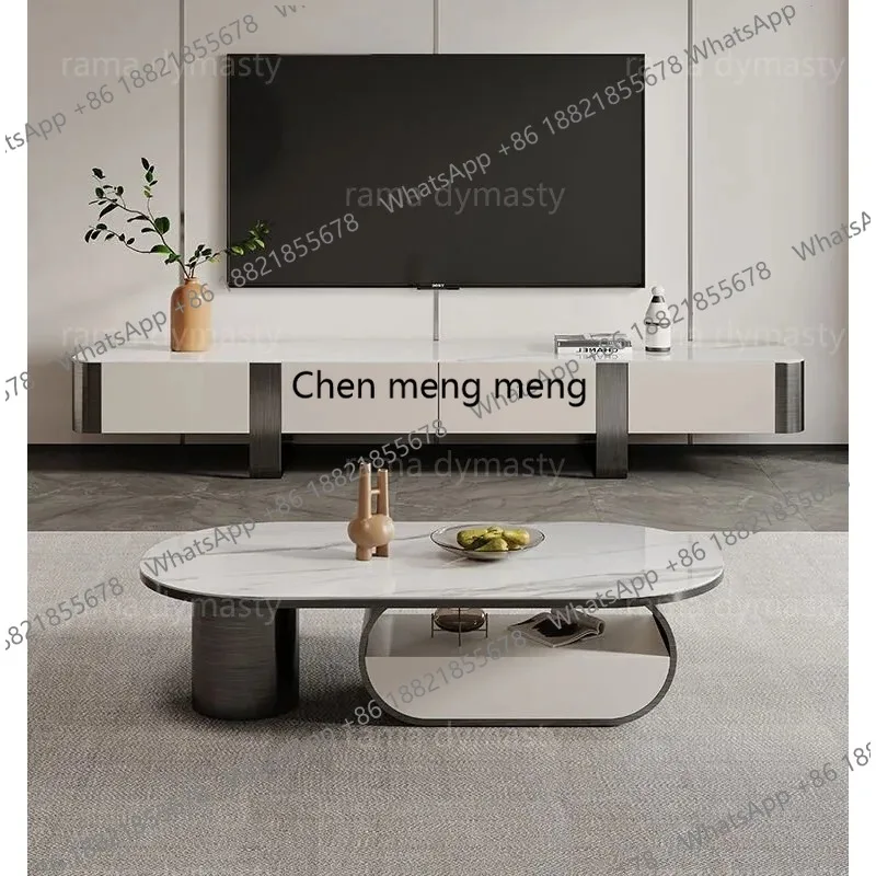 Living Room Household Simple Coffee Table Small Household Light Luxury Stainless Steel Oval Rock Plate Storage Coffee Table
Living Room Household Simple Coffee Table Small Household Light Luxury Stainless Steel Oval Rock Plate Storage Coffee Table