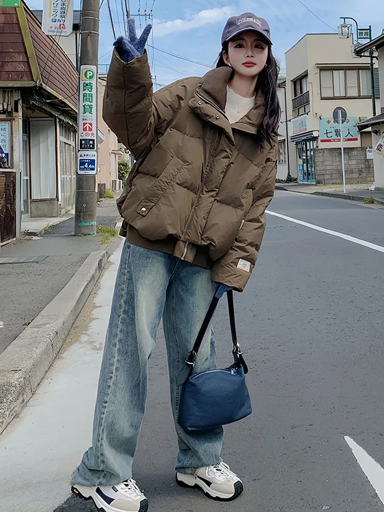 Winter Coat Women New Casual Loose Thickening Warm Versatile Jacket Women's Korean Fashion Long Sleeves Top Short Parkas
Winter Coat Women New Casual Loose Thickening Warm Versatile Jacket Women's Korean Fashion Long Sleeves Top Short Parkas