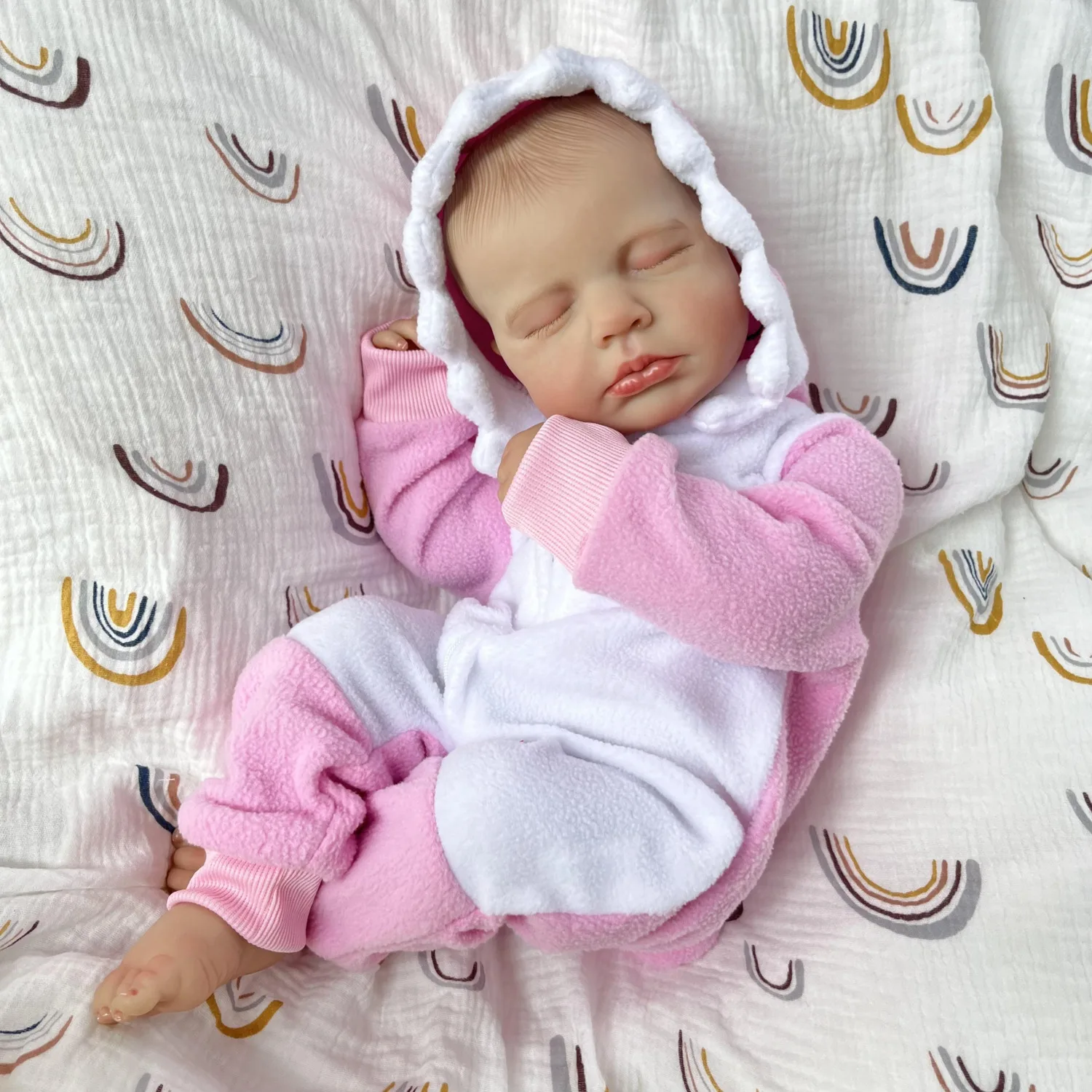 BZDOLL 19Inch 3D Skin With Visible Veins 48CM Reborn Baby Toy For Kids Vinyl Limbs Cloth Body Babies Doll Lifelike Handmade Gift
BZDOLL 19Inch 3D Skin With Visible Veins 48CM Reborn Baby Toy For Kids Vinyl Limbs Cloth Body Babies Doll Lifelike Handmade Gift