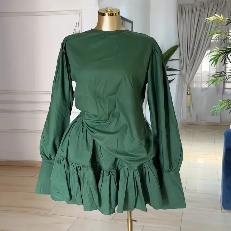 New casual round neck long-sleeved top ruffle edge skirt fashion suit simple and versatile temperament elegant holiday style hig
New casual round neck long-sleeved top ruffle edge skirt fashion suit simple and versatile temperament elegant holiday style hig