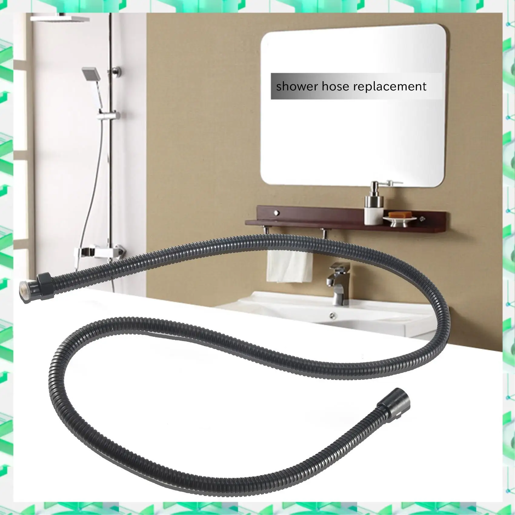 FIZP Black Shower Hose 150Cm Stainless Steel Shower Tube Flexible Gold Bathroom Hose Plumbing Glossy
FIZP Black Shower Hose 150Cm Stainless Steel Shower Tube Flexible Gold Bathroom Hose Plumbing Glossy