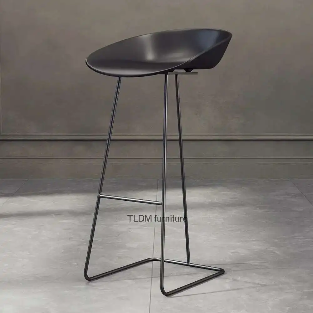 Nordic Bar Stool High Chair Wrought Iron Minimalist Modern Restaurant Office Dining Room Furniture Set Creative Bar Stools
Nordic Bar Stool High Chair Wrought Iron Minimalist Modern Restaurant Office Dining Room Furniture Set Creative Bar Stools