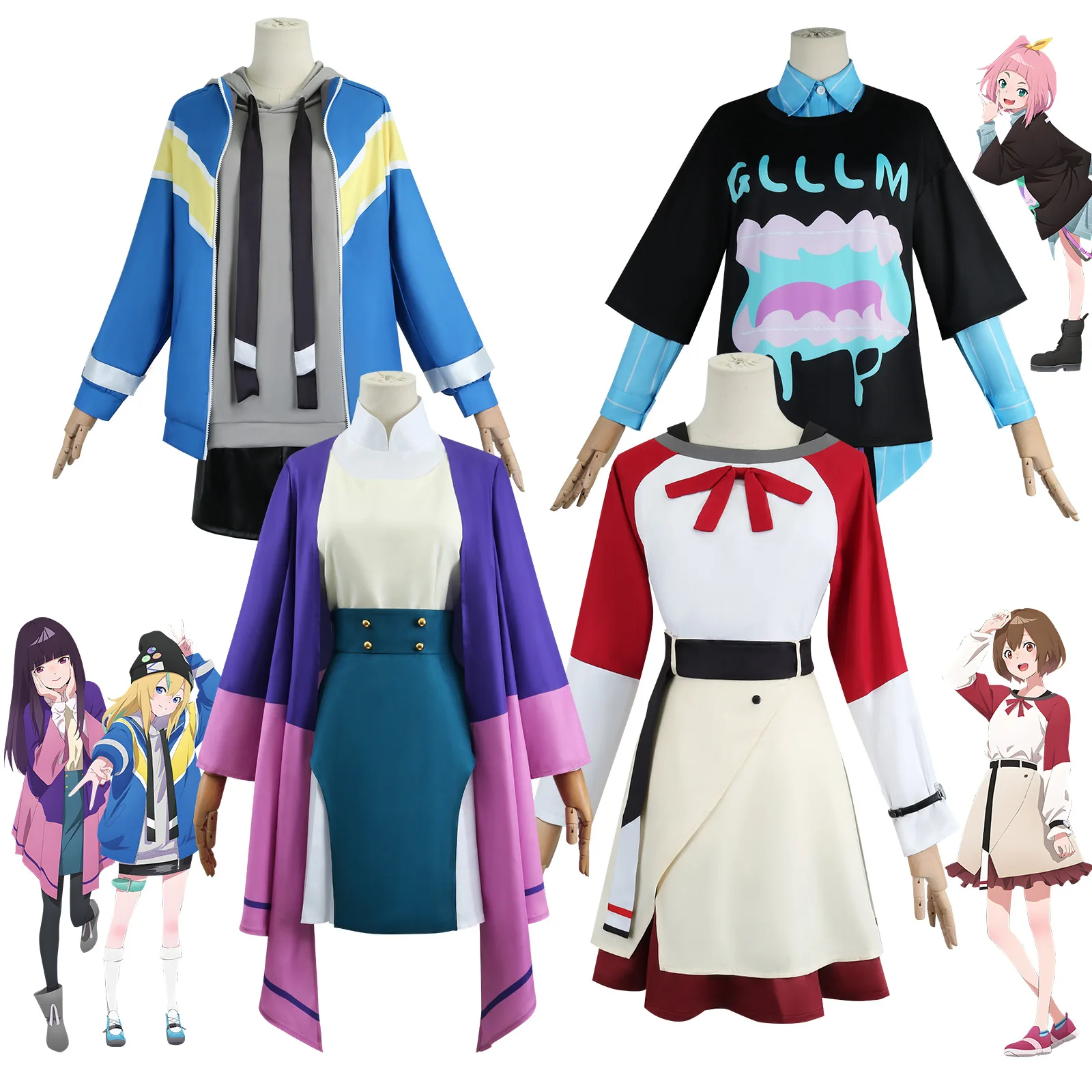 New Anime Night Jellyfish Don't Swim Cos-play Kuzuryu Shinozaki Hananoe Yagami Kikyou Cos-play
New Anime Night Jellyfish Don't Swim Cos-play Kuzuryu Shinozaki Hananoe Yagami Kikyou Cos-play