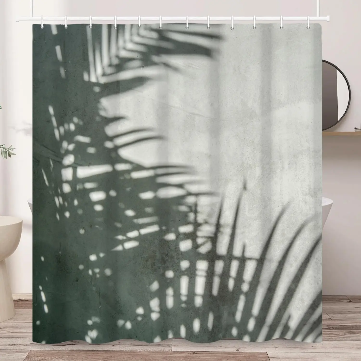 Boho Botanical Jungle Shadow Shower Curtain Waterproof Tropical Palm Leaf Liner Modern Forest Bathroom Decor Accent
Boho Botanical Jungle Shadow Shower Curtain Waterproof Tropical Palm Leaf Liner Modern Forest Bathroom Decor Accent