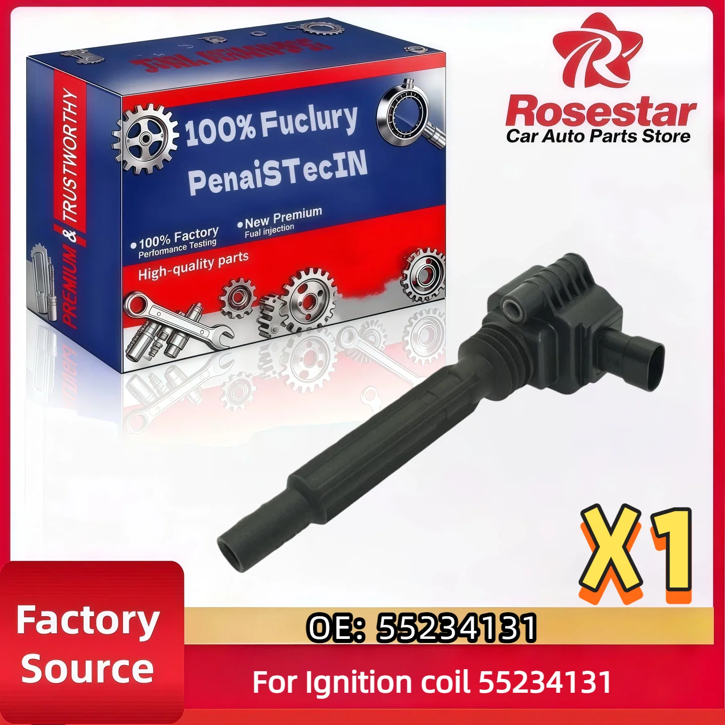 For Mercedes-Benz C300 E350 GLK350 3.0L 3.5L Ignition Coil Replacement 55234131
For Mercedes-Benz C300 E350 GLK350 3.0L 3.5L Ignition Coil Replacement 55234131