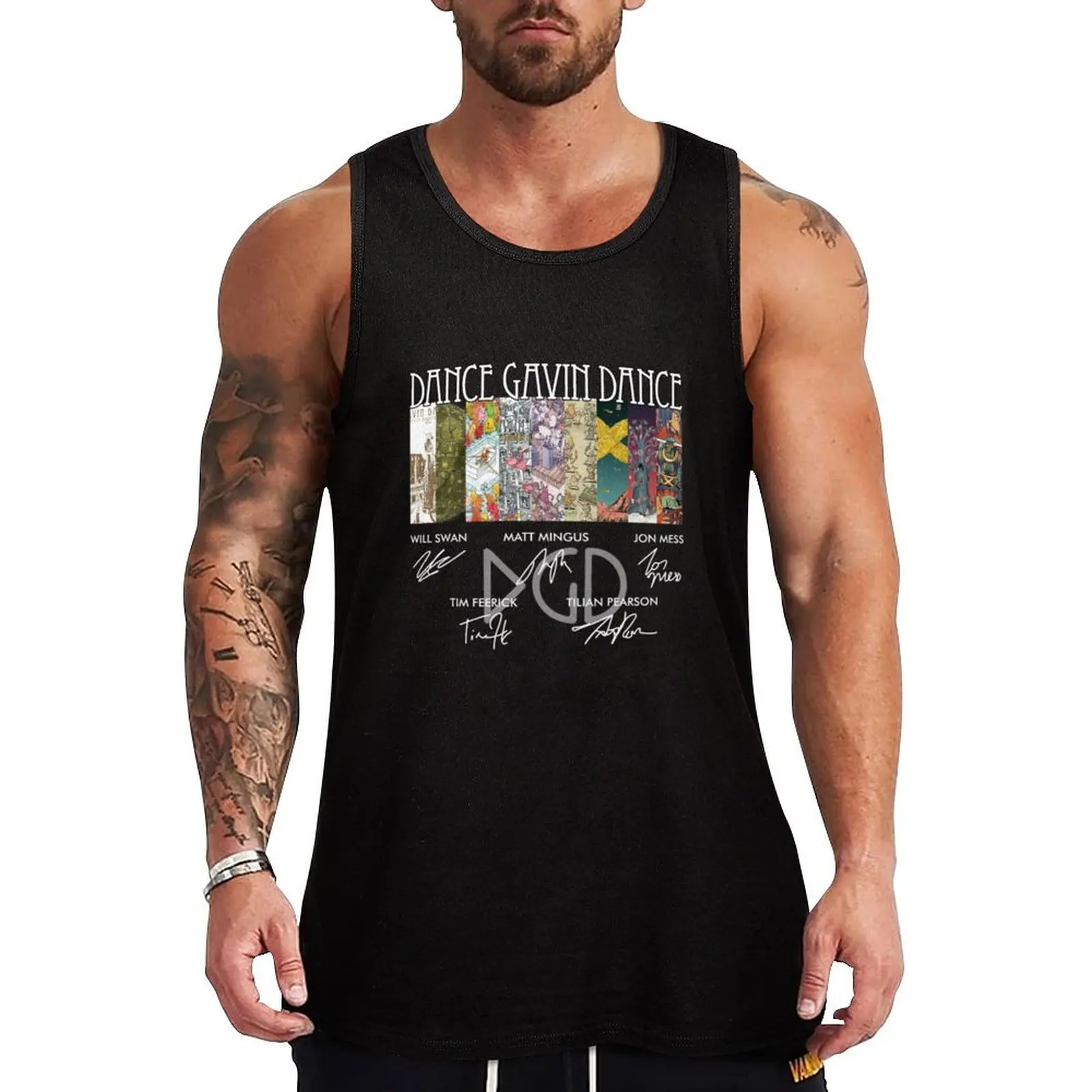 Dance Gavin Dance Band Tank Top basketball clothing Man sleeveless shirt anime t-shirts Gym man
Dance Gavin Dance Band Tank Top basketball clothing Man sleeveless shirt anime t-shirts Gym man