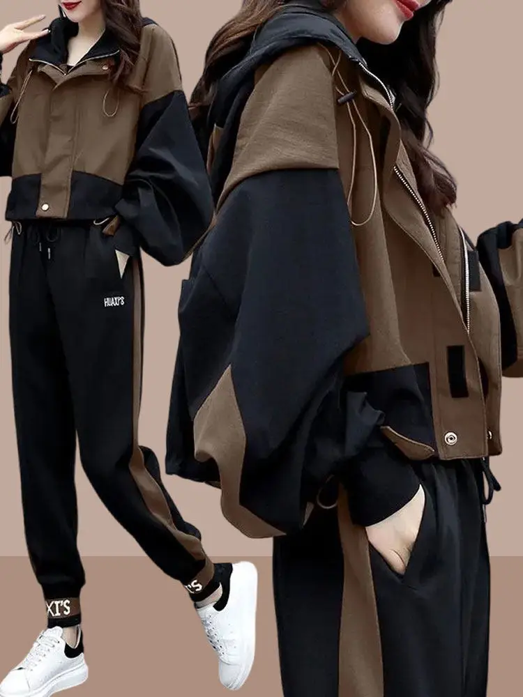 Fashionable Sportswear Set Women's Casual Two-Piece Suit Spring Autumn New Style Youthful Small Stature Ladies' Ensemble
Fashionable Sportswear Set Women's Casual Two-Piece Suit Spring Autumn New Style Youthful Small Stature Ladies' Ensemble