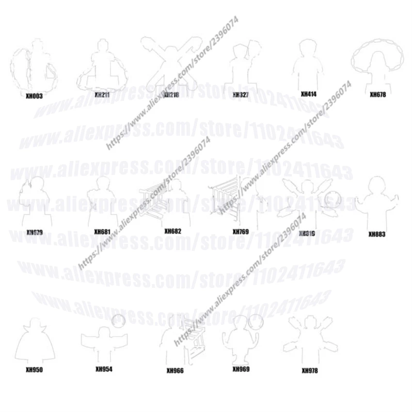 Фигурки, строительные блоки XH003 XH211 XH218 XH327 XH414 XH678 XH679 XH681 XH682 XH769 XH819 XH883 Series-059 Игрушки «сделай сам»
Фигурки, строительные блоки XH003 XH211 XH218 XH327 XH414 XH678 XH679 XH681 XH682 XH769 XH819 XH883 Series-059 Игрушки «сделай сам»