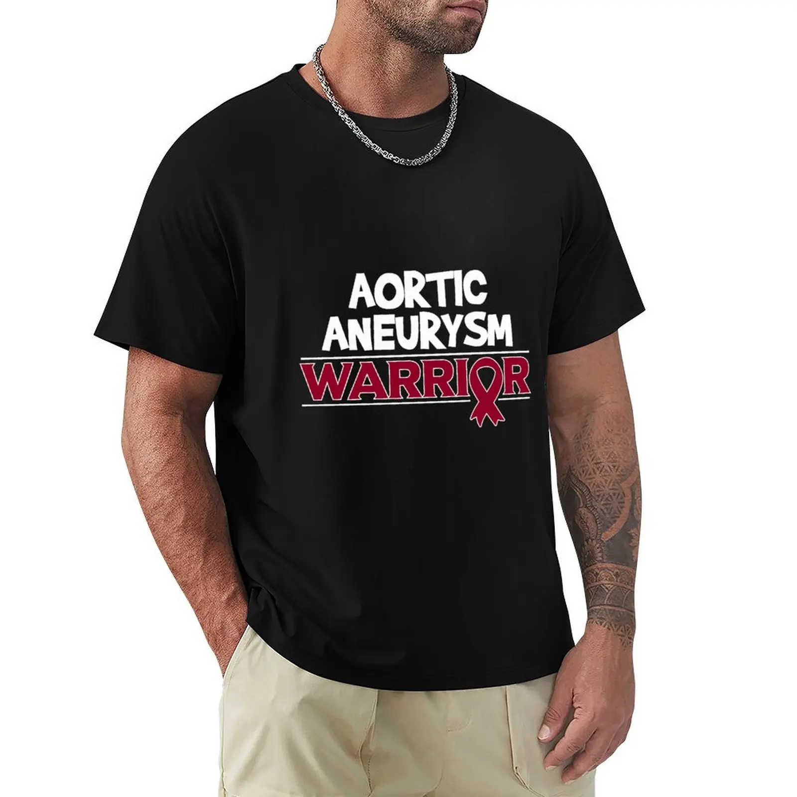 Aortic Aneurysm Survivor Burgundy Ribbon T-Shirt summer top plus size clothes plain t shirts men
Aortic Aneurysm Survivor Burgundy Ribbon T-Shirt summer top plus size clothes plain t shirts men