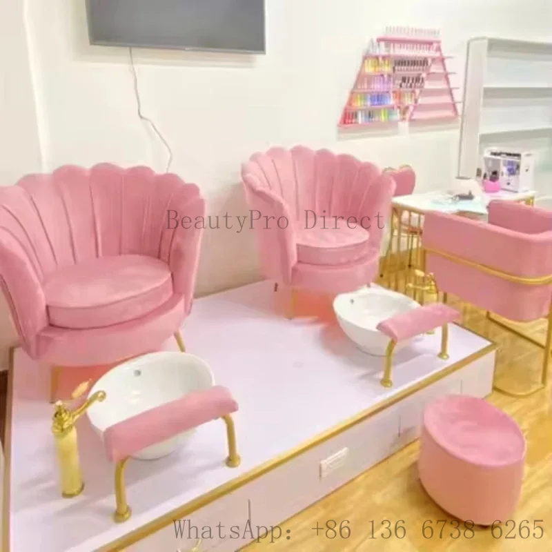 Popular More Design Beauty Nail Salon Furniture Pipeless Relaxation Massage Foot Spa Foot Chair
Popular More Design Beauty Nail Salon Furniture Pipeless Relaxation Massage Foot Spa Foot Chair