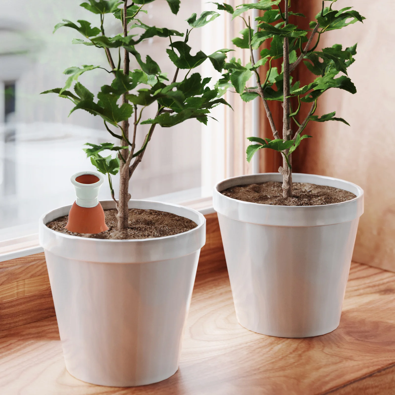 Terracotta Self Automatic Plant Waterer Device Indoor Outdoor Garden Irrigation System Potted Plants Succulents Flowers
Terracotta Self Automatic Plant Waterer Device Indoor Outdoor Garden Irrigation System Potted Plants Succulents Flowers