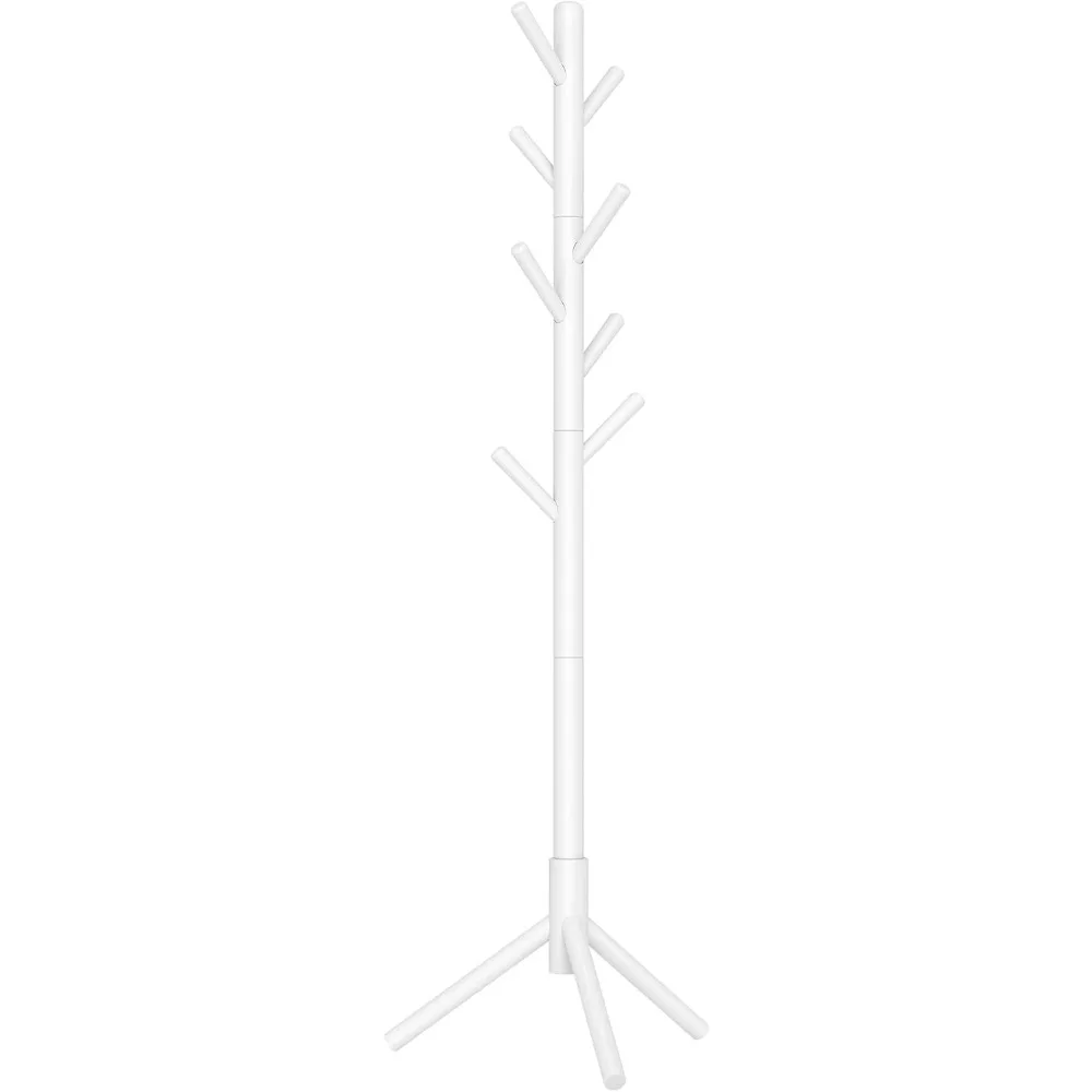 Freestanding Wooden Tree Coat Rack 8 Hooks Adjustable Height Clothes Hats Bags Living Room Bedroom Office White
Freestanding Wooden Tree Coat Rack 8 Hooks Adjustable Height Clothes Hats Bags Living Room Bedroom Office White