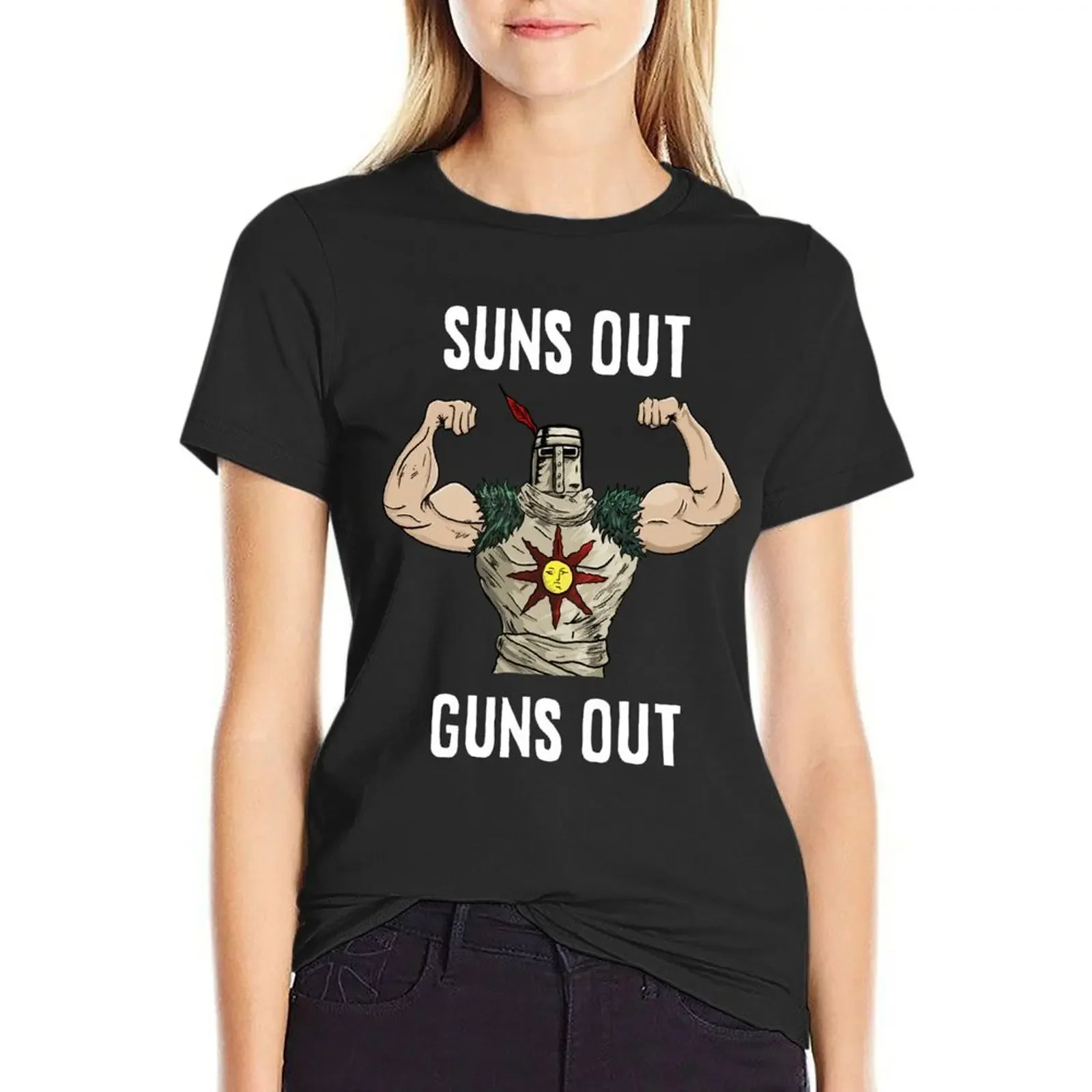 Suns Out Guns Out T-Shirt graphics animal print shirt for girls shirts graphic tees female clothes for Women
Suns Out Guns Out T-Shirt graphics animal print shirt for girls shirts graphic tees female clothes for Women