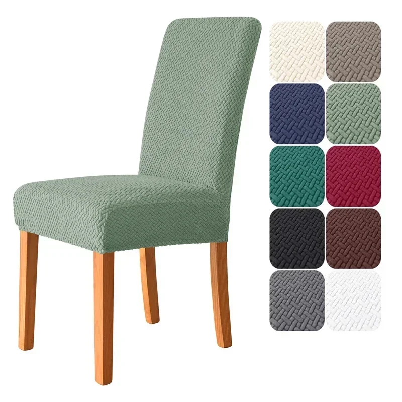 1PC Elastic Dining Room Chair Cover Stretch Jacquard Universal Chair Slipcovers for Dining Kitchen Wedding Banquet Party Home
1PC Elastic Dining Room Chair Cover Stretch Jacquard Universal Chair Slipcovers for Dining Kitchen Wedding Banquet Party Home
