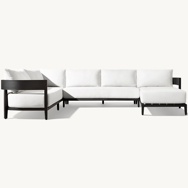 Contemporary U-Shape Outdoor Aluminum Garden Furniture L-Shaped Sofa Set for Villa & Hotel for Living Room
Contemporary U-Shape Outdoor Aluminum Garden Furniture L-Shaped Sofa Set for Villa & Hotel for Living Room