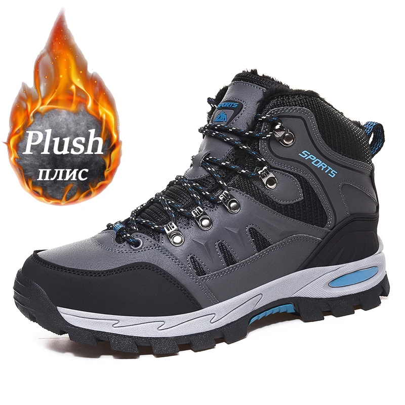 Men's Boots Women Winter Plush Snow Boots Outdoor Non-slip Hiking Boots Mens Comfortable Sneakers Men High Quality Casual Shoes
Men's Boots Women Winter Plush Snow Boots Outdoor Non-slip Hiking Boots Mens Comfortable Sneakers Men High Quality Casual Shoes