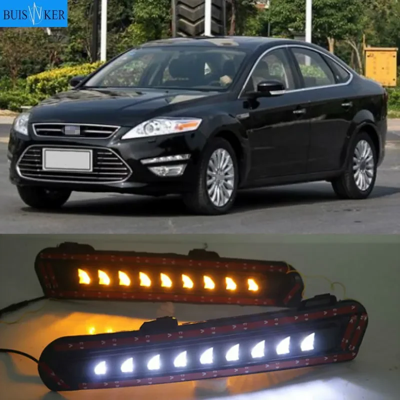 1set For Ford Mondeo 2011 2012 2013 LED DRL Daytime Running Light Daylight Waterproof Fog Lamp white Styling lights
1set For Ford Mondeo 2011 2012 2013 LED DRL Daytime Running Light Daylight Waterproof Fog Lamp white Styling lights